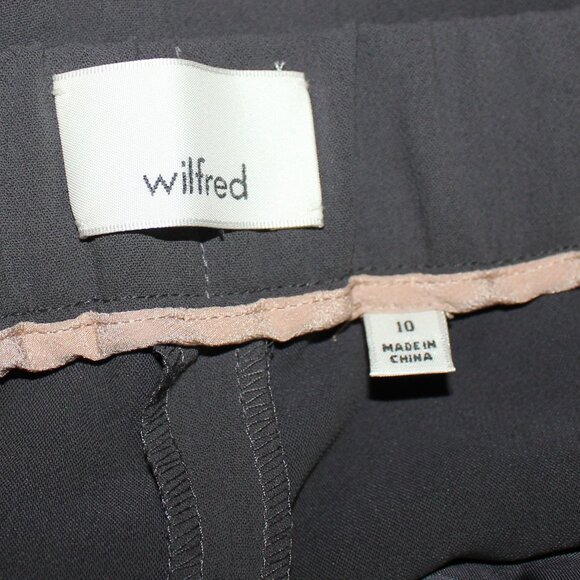 Aritzia Wilfred Women's Darontal Classic  Ankle  Pant Kinetic Gray Size 10 - Picture 7 of 8